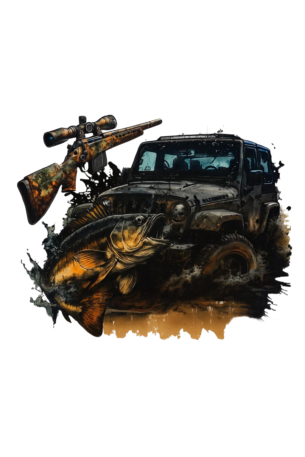 Hunting/fishing & loving everyday DTF transfers