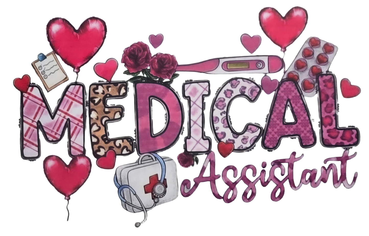 Medical field DTF transfers