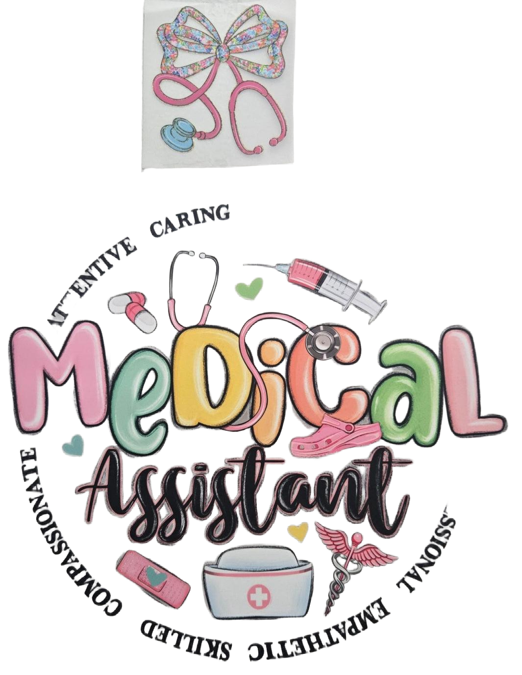 Medical field DTF transfers