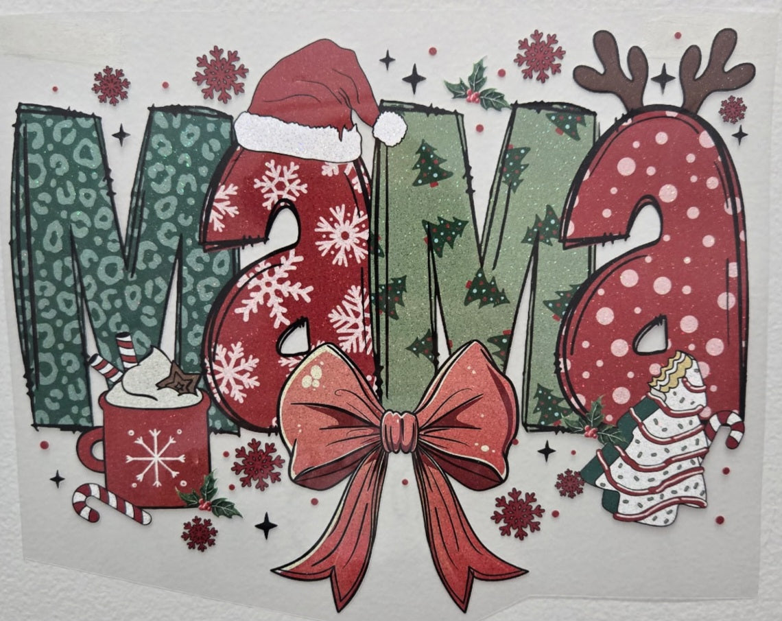 Christmas/Winter DTF transfers