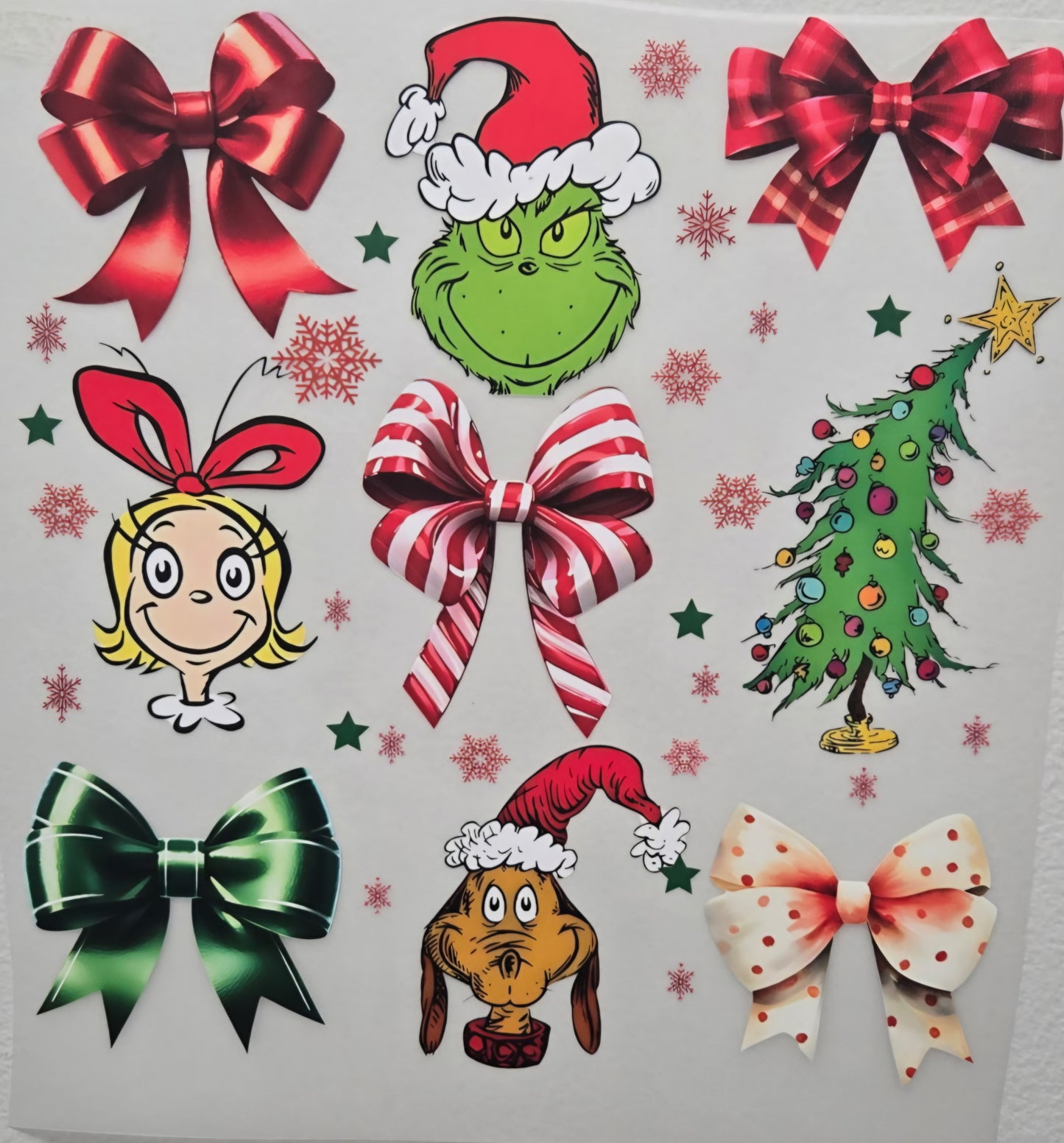 Christmas/Winter DTF transfers