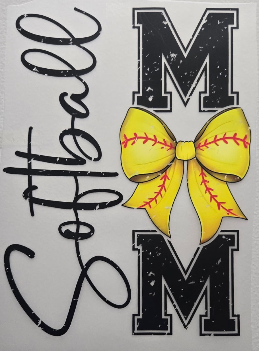 Sport themed DTF transfers