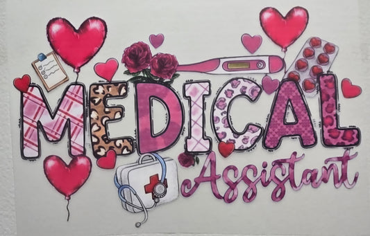 Medical field DTF transfers