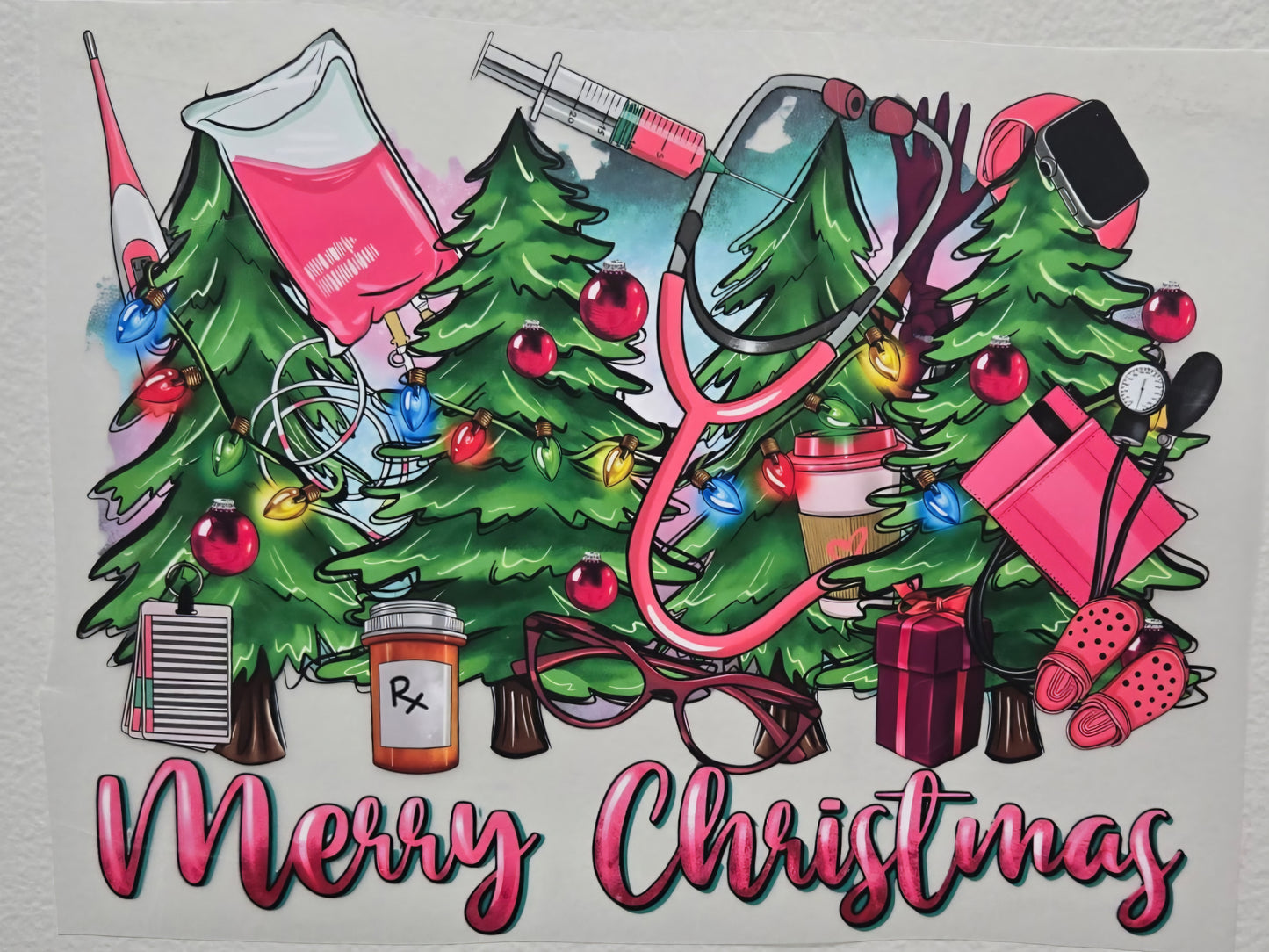 Christmas/Winter DTF transfers