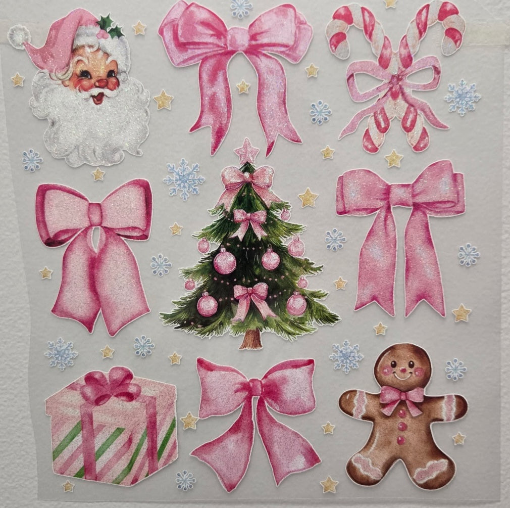 Christmas/Winter DTF transfers