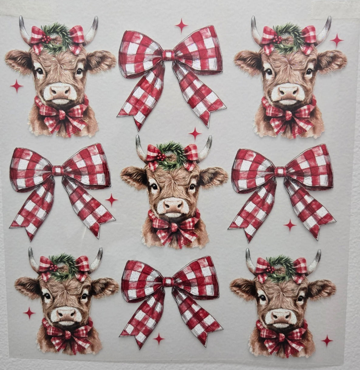 Christmas/Winter DTF transfers