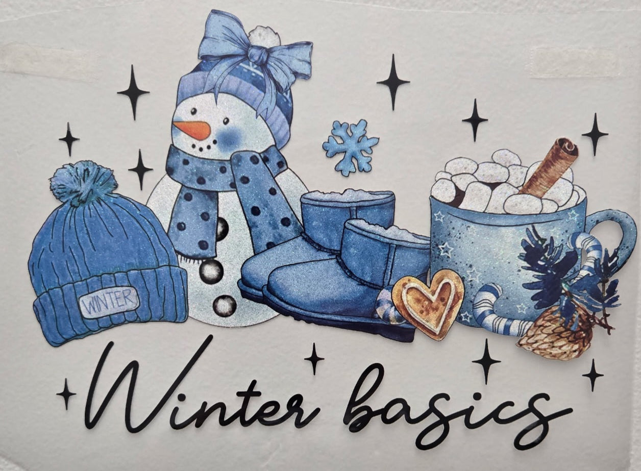 Christmas/Winter DTF transfers